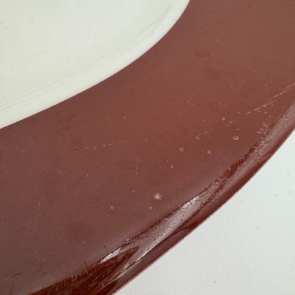 TST Conversation Line, Brown Platter, Vtg Ceramic 13x10 King O'Dell/Jamaica - Picture 3 of 6